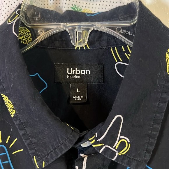 Urban Pipeline Flamingo and Apt. 9 Pineapple short sleeves shirts - Picture 3 of 13